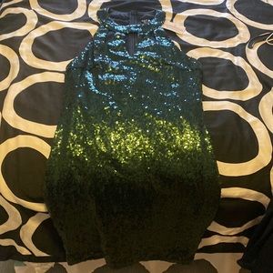 Windsor Emerald Green Sequined dress
